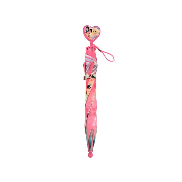 new in pkg Disney Princesses Kids' Umbrella w/ Heart-shaped Handle - Picture 3 of 4